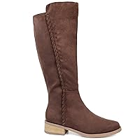 Brinley Co Comfort Womens Whipstitch Riding Boot