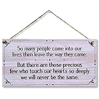 CARISPIBET So many people come into our lives | home decorative sign, homage to friends and family 6