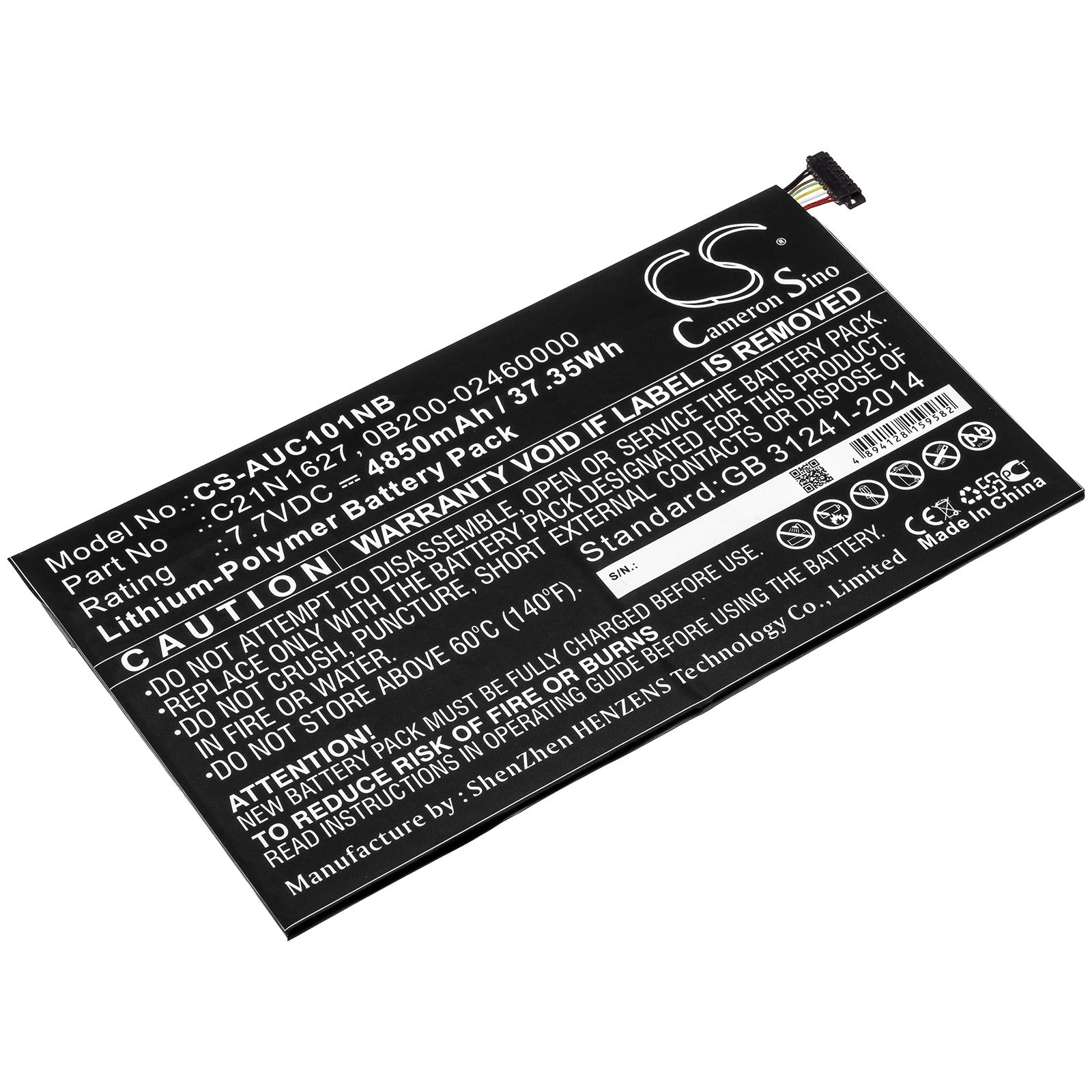 7.7V 0B200-02460000 C21N1627 Battery Replacement for as Chromebook Flip C101PA-DB02 Chromebook Flip C101PA-FS002 C101PA Chromebook Flip C101PA-OP1 ...