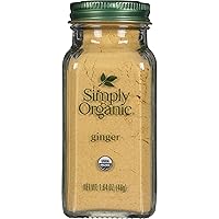 Simply Organic Ground Ginger Root, 1.64 Ounce, Non ETO, Non Irradiated, Non GMO, Complements Both Sweet & Savory Dishes