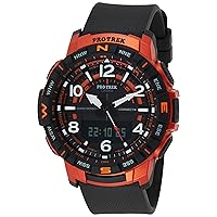 Casio Quartz Analog-Digital Black Dial Men's Watch PRT-B50-4DR