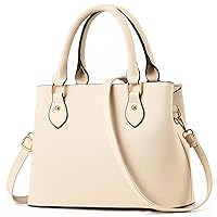 Purses and Handbags for Women Leather Crossbody Bags Women's Tote Shoulder Bag (cc Beige)