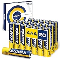 Allmax AAA Maximum Power Alkaline Triple A Batteries (20 Count) – Ultra Long-Lasting, 10-Year Shelf Life, Leakproof Design, Maximum Performance – 1.5V