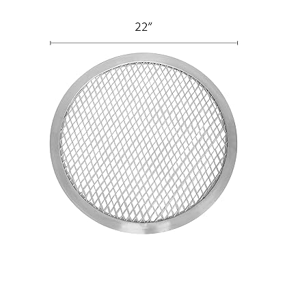 Thunder Group Pizza Screen, 22-Inch, Seamless Rim