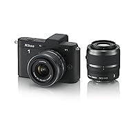 Nikon 1 V1 10.1 MP HD Digital Camera System with 10-30mm VR and 30-110mm VR 1 NIKKOR Lenses (Black) (OLD MODEL)