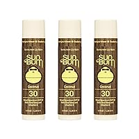 Sun Bum Sun Bum Spf 30 Sunscreen Lip Balm Vegan and Cruelty Free Broad Spectrum Uva/uvb Lip Care With Aloe and Vitamin E for Moisturized Lips Coconut Flavor 3 Pack