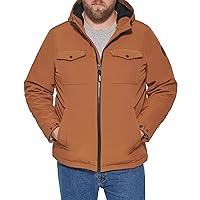 Levi's Men's Soft Shell Hooded Storm Coat (Regular & Big & Tall Sizes)