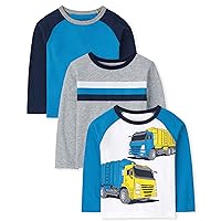 The Children's Place Baby and Toddler Boys Graphic Top 3-Pack