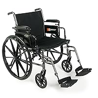 Everest & Jennings Traveler L3 Plus Wheelchair, Lightweight Adult Use, 20
