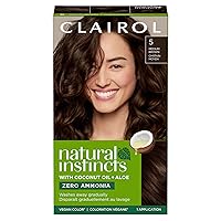 Clairol Natural Instincts Demi-Permanent Hair Dye, 5 Medium Brown Hair Color, Pack of 1