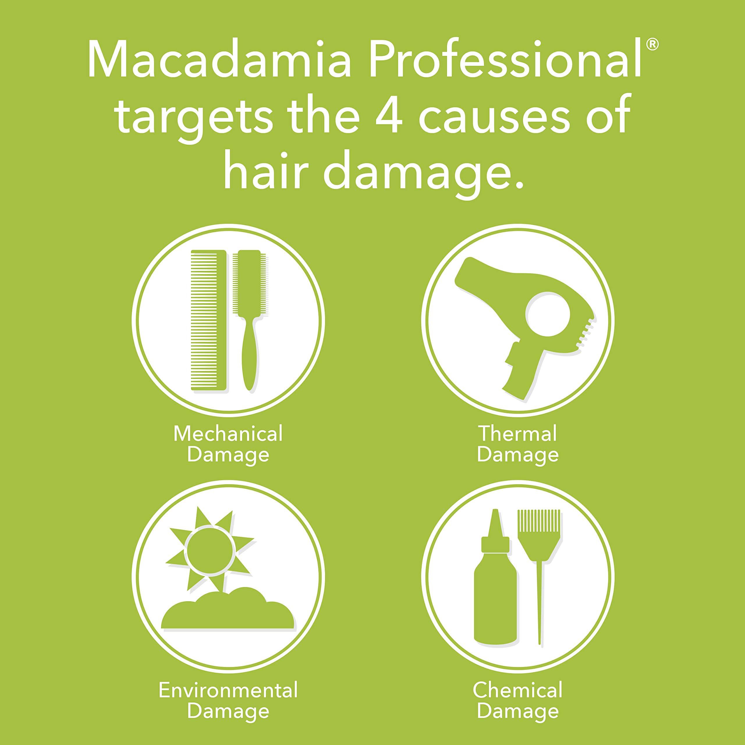 Macadamia Professional Hair Care Sulfate & Paraben Free Natural Organic Cruelty-Free Vegan Hair Products Ultra Rich Hair Repair Shampoo, 10oz (packaging may vary)