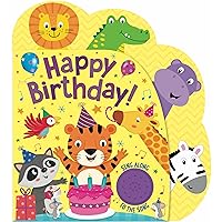 Happy Birthday Song Book - Sing Along to the Song - Perfect for Infants and Toddlers, Ages 1 and Up - 1-Button Board Book with Sound