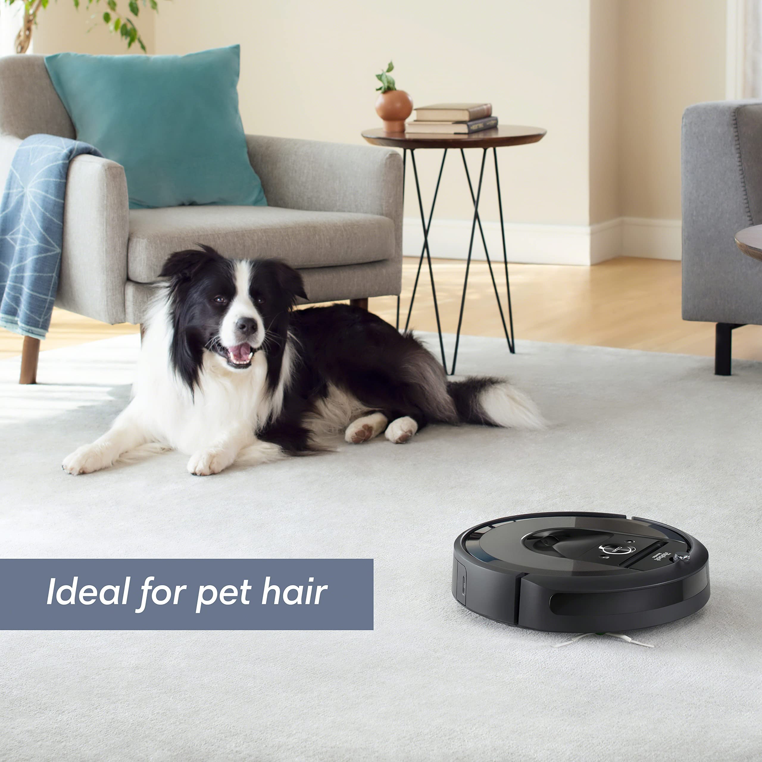 iRobot Roomba i7 (7150) Robot Vacuum- Wi-Fi Connected, Smart Mapping, Works with Alexa, Ideal for Pet Hair, Works with Clean Base