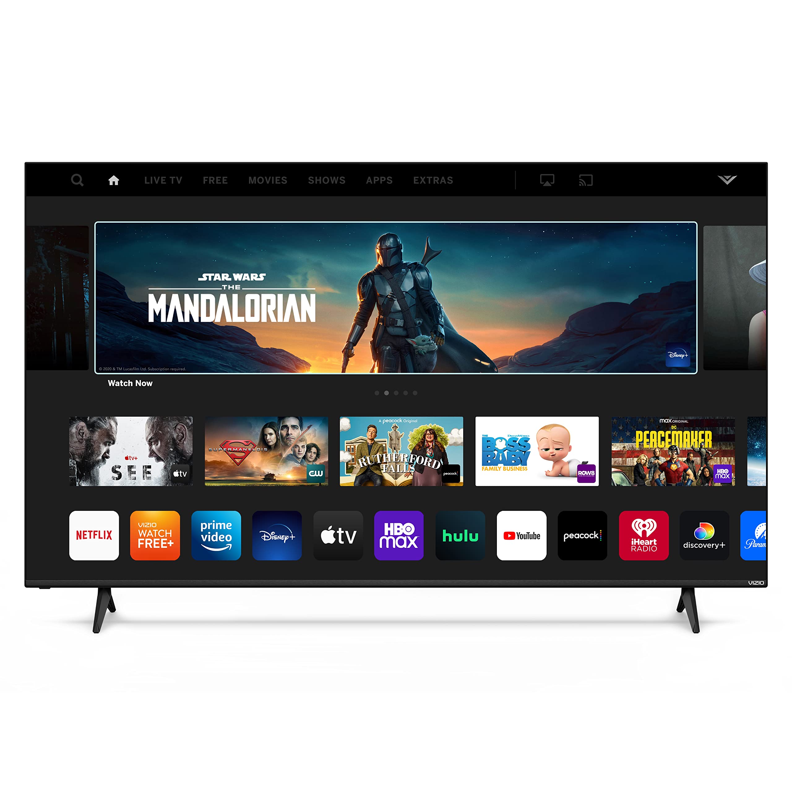 VIZIO 65-Inch M-Series 4K QLED HDR Smart TV with Voice Remote, Dolby Vision, HDR10+, Alexa Compatibility, VRR with AMD FreeSync, M65Q6-J09, 2022 Model