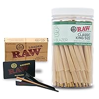 RAW Classic Cones 100pk w/Cone Loader King Size Bundle