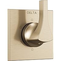 Delta Faucet T11974-CZ 6-Setting Trim Diverter, Champagne Bronze