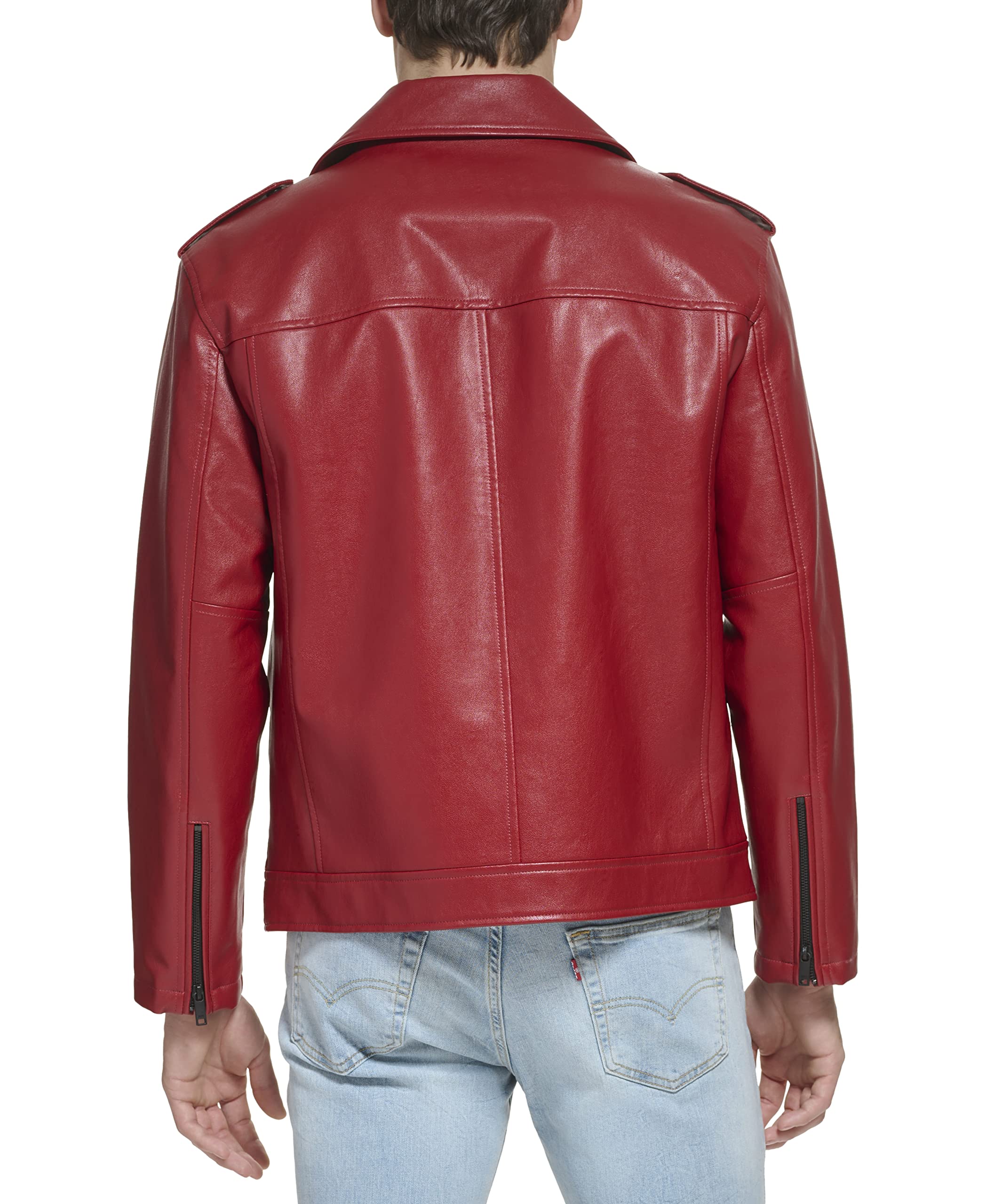 DKNY Men's Modern Motorcycle Jacket