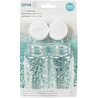 We R Memory Keepers 0633356605874 Accessories Spin It-Glitter Bottles (2 Piece)