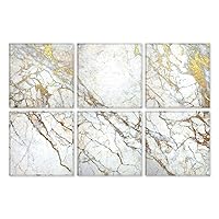 BUBOS Art Acoustic Panels Soundproof Wall Panels,36X24Inches Sound Absorbing Panels,Decorative Acoustical Wall Panels, Acoustic Treatment for Recording Studio,Platinum Marble