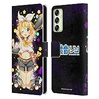 Head Case Designs Officially Licensed Hatsune Miku Kagamine Rin Characters Leather Book Wallet Case Cover Compatible with Samsung Galaxy A14 / 5G