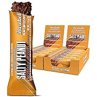 Barebells Vegan Protein Bars Salty Peanut - 12 Count, Pack of 2 - Plant Based Protein Bar with 15g of High Protein - Chocolate Protein Snacks with 1g of Total Sugars - On The Go Breakfast Bars