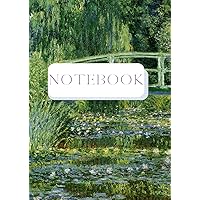 Artistic Masterpieces Lined Notebook Series: Claude Monet - The Water-Lily Pond - 1899