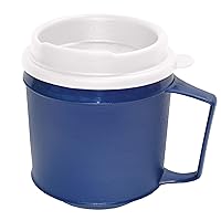 Rehabilitation Advantage Weighted Insulated Mug with Tumbler Lid (8oz), Blue