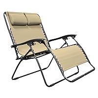 Caravan Sports ZGL01151 Zero Gravity Chair, Beige Loveseat, One Size