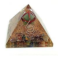Jet Energized Green Aventurine Orgone Merkaba Pyramid Free Booklet Crystal Therapy Spiritual Awakening Concentration Resolving Troubles Good Luck Aura Blood Pressure Image is JUST A Reference