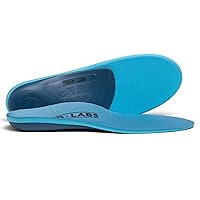 Pace Insoles Arch Supports for Flat Feet to High Arches - Extra Firm Men’s and Women’s Orthotics for Foot Pain Relief, Plantar Fasciitis, Supination – Deep Heel Cup - Replaceable Top Cover