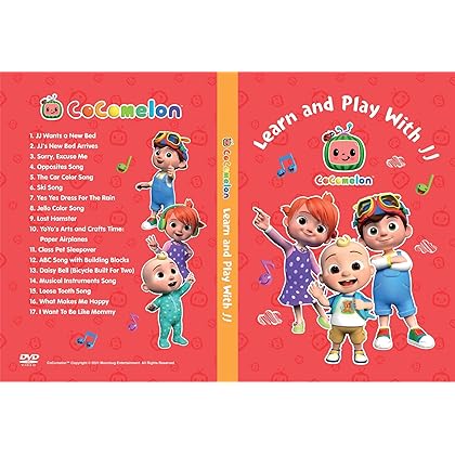 CoComelon Learn and Play with JJ DVD