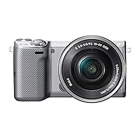 Sony NEX-5TL/S Mirrorless Digital Camera with 16-50mm Power Zoom Lens (Silver)