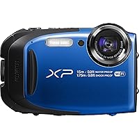 Fujifilm FinePix XP80 Waterproof Digital Camera with 2.7-Inch LCD (Blue)