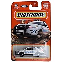 Matchbox 2016 Ford Interceptor Utility, White 26/100 [Police]