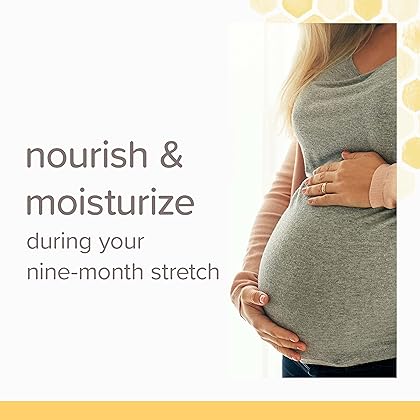 Burt's Bees Mama Belly Butter Skin Care, Pregnancy Lotion & Stretch Mark Cream, with Shea Butter and Vitamin E, 99% Natural, 6.5 Ounce