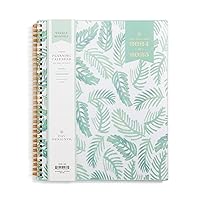 Blue Sky Day Designer for 2024-2025 Academic Year Weekly and Monthly Planner, 8.5' x 11', Frosted Flexible Cover, Wirebound, Palms (137891-A25)