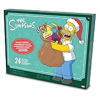 The Simpsons Advent Calendar Holiday 2024-24 Days of Surprises with Mystery Characters and Accessories! Approximately 1.5” Inch Scale Action Figures