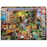 Educa - Entering The Bedroom - 6000 Piece Jigsaw Puzzle - Puzzle Glue Included - Completed Image Measures 61.5