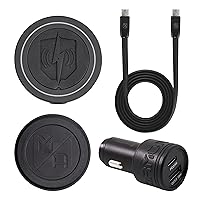 Mob Armor Flex Charge Plus - Android and iPhone Car Charger Bundle Pack - Voltage Series 38W USB C and USB A Car Charger and Wireless Car Charger - Dual USB Car Charger and Wireless Charging Car Mount