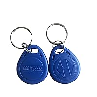 YARONGTECH 125khz key fob, access rfid tag em4100 chip for access control (pack of 10)