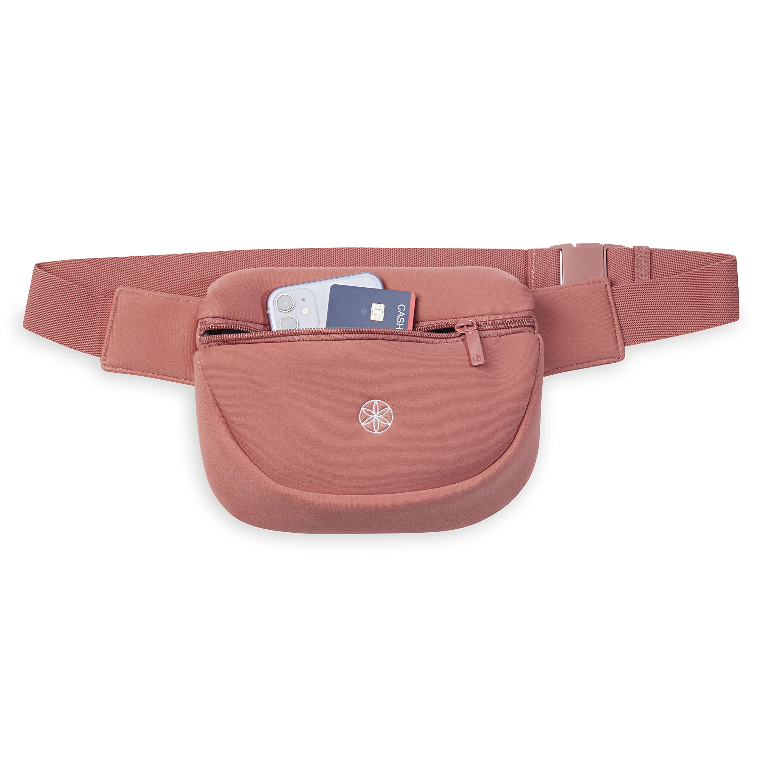 Gaiam Altitude Waist Pack - Storage Belt Bag for Women And Men - Adjustable Belt With Lightweight Pouch For Storing Essentials