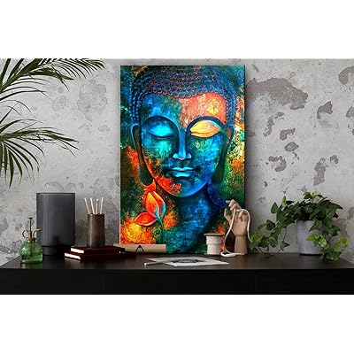 Mua Blue Buddha Wall Art for Living Room Buddha Paintings ...