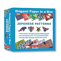 Origami Paper in a Box - Japanese Patterns: 192 Sheets of Tuttle Origami Paper: 6x6 Inch Origami Paper Printed with 10 Different Patterns: 32-page Instructional Book of 4 Projects Origami Paper in a Box - Japanese Patterns: 192 Sheets of Tuttle Origami Paper: 6x6 Inch Origami Paper Printed with 10 Different Patterns: 32-page Instructional Book of 4 Projects Loose Leaf