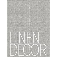 LINEN DECOR: A Decorative Interior Design Book for Coffee Tables, Bookshelves, Living Room Design with Modern Style, Elegant Interiors and Cosy Interior Design & Decoration (German Edition)