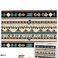 Native American Patterns Puzzles Personalized Puzzle 1000 Pieces Jigsaw Puzzles from Photos Picture Puzzle for Adults Family (29.5