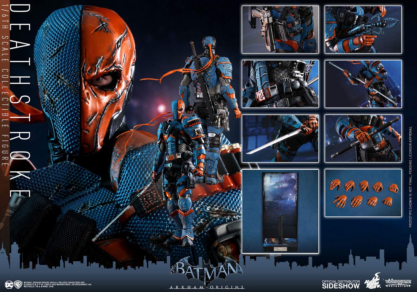 Mua Hot Toys DC Comics Batman Arkham Origins Deathstroke 1/6 Scale Figure  trên Amazon Mỹ chính hãng 2023 | Giaonhan247