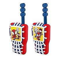 eKids Spidey and His Amazing Friends Toy Walkie Talkies for Kids, Indoor and Outdoor Toys for Kids and Fans of Spiderman Toys for Boys