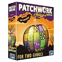 Patchwork Halloween Edition Board Game - A Spooky Two-Player Quilting Strategy Game! Interactive Puzzle Game for Kids & Adults, Ages 8+, 2 Players, 30 Min Playtime, Made by Lookout Games