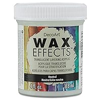 DecoArt Wax Effects Acrylic Paint - Neutral, 4 oz Jar