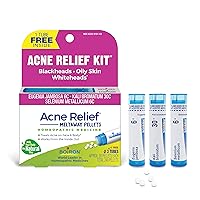 Acne Relief Kit for Blackheads, Oily Skins, Whiteheads on The Face and Body - 3 Count (240 Pellets)